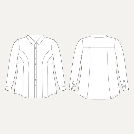 Cashmerette Harrison Shirt PDF pattern