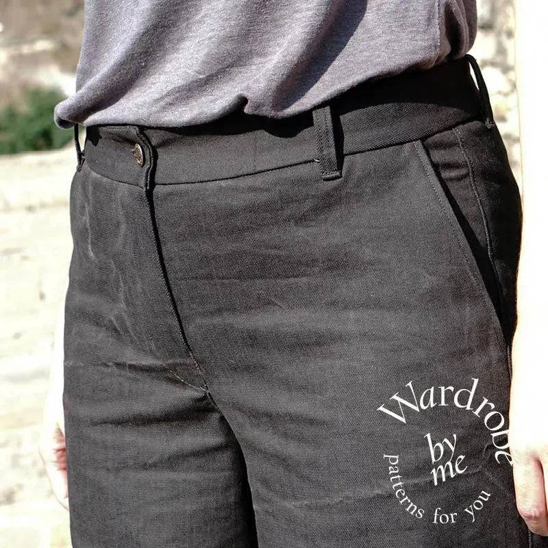 Digital Sewing Pattern - Hepburn pants Sewing Pattern by Wardrobe By Me