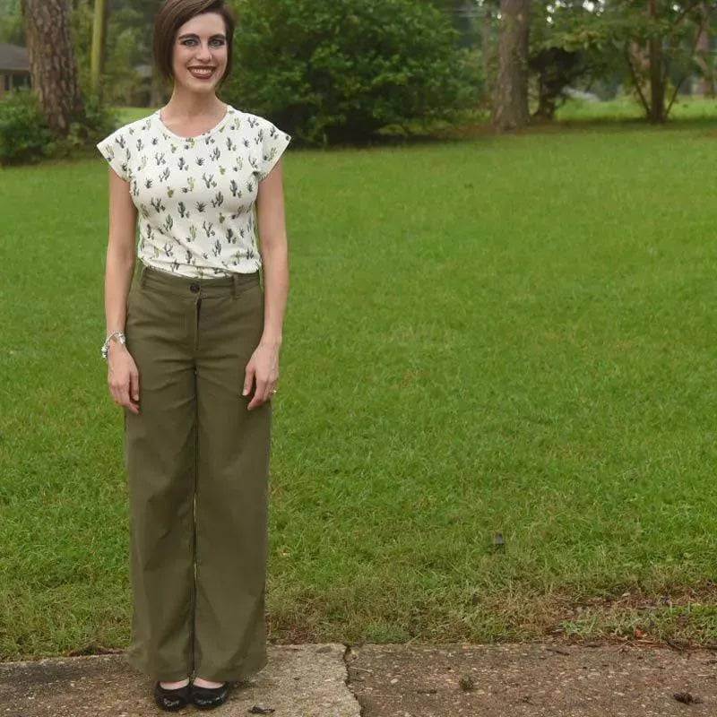 Digital Sewing Pattern - Hepburn pants Sewing Pattern by Wardrobe By Me