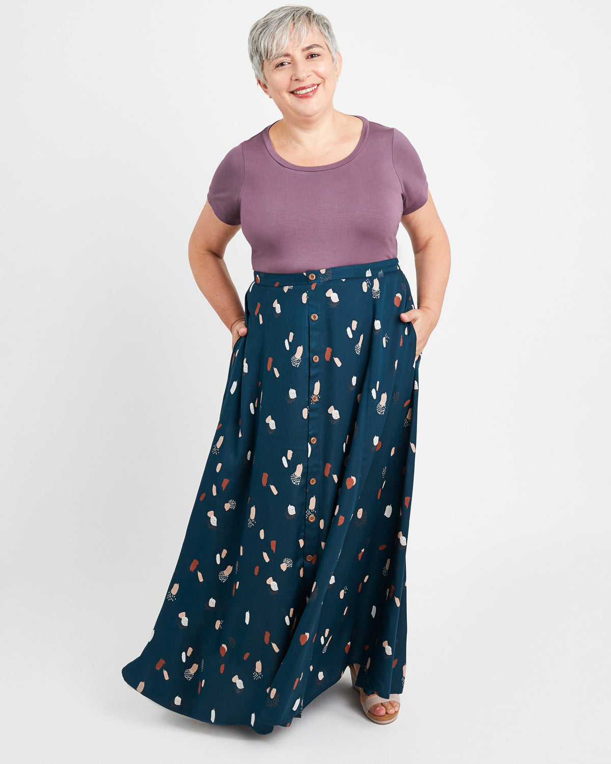 Digital Sewing Pattern - Cashmerette Holyoke Maxi Dress & Skirt PDF pattern by Cashmerette