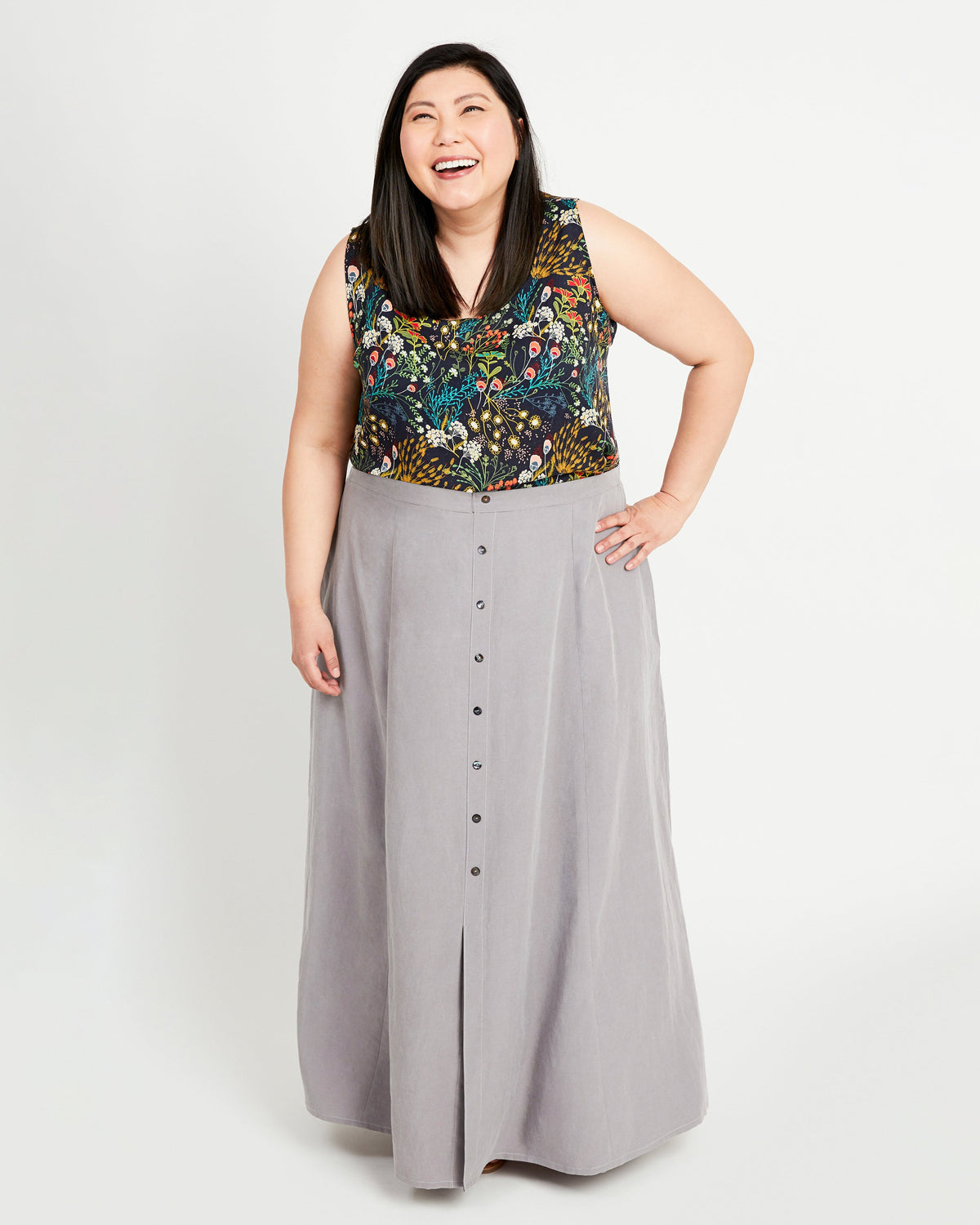 Digital Sewing Pattern - Cashmerette Holyoke Maxi Dress & Skirt PDF pattern by Cashmerette