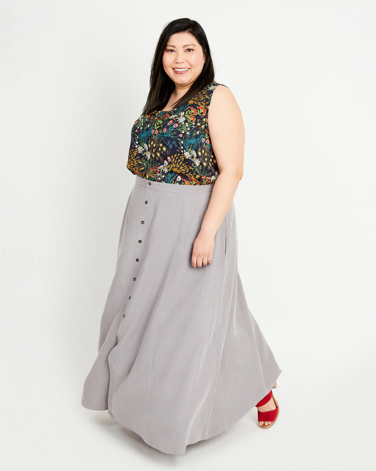 Digital Sewing Pattern - Cashmerette Holyoke Maxi Dress & Skirt PDF pattern by Cashmerette