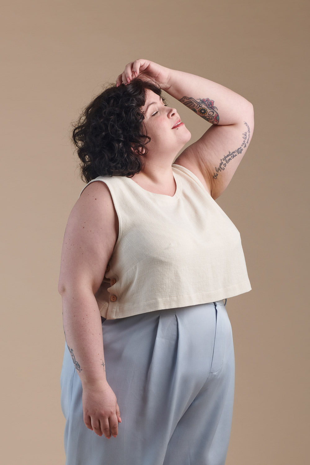 Digital Sewing Pattern - Hysope Blouse Pattern by Deer & Doe