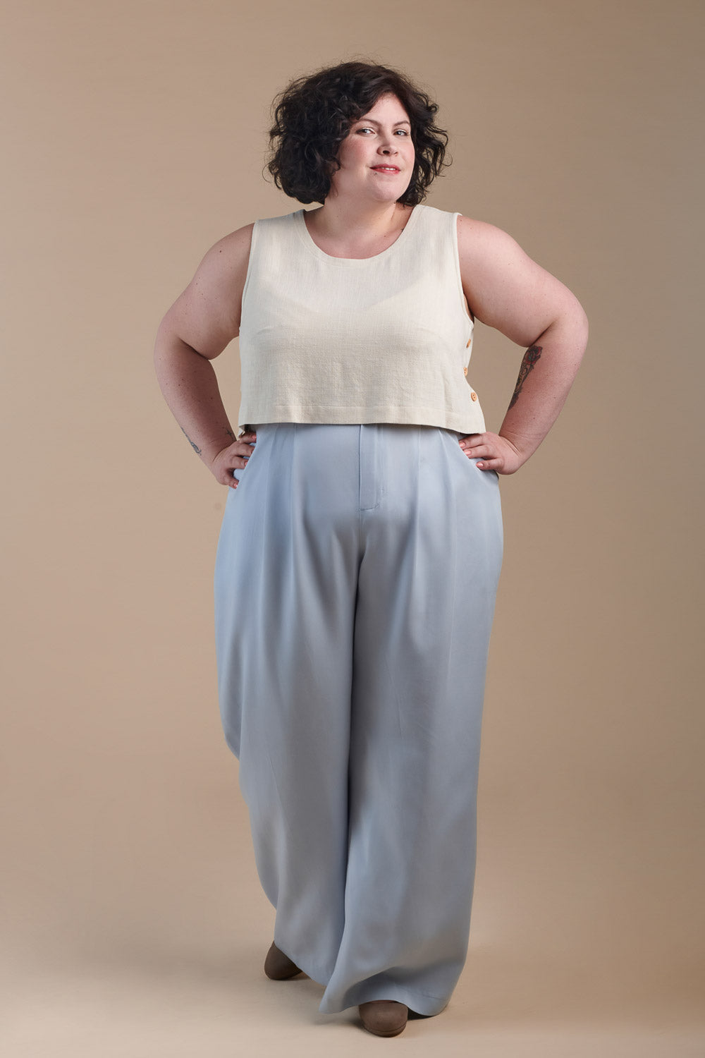 Digital Sewing Pattern - Hysope Blouse Pattern by Deer & Doe