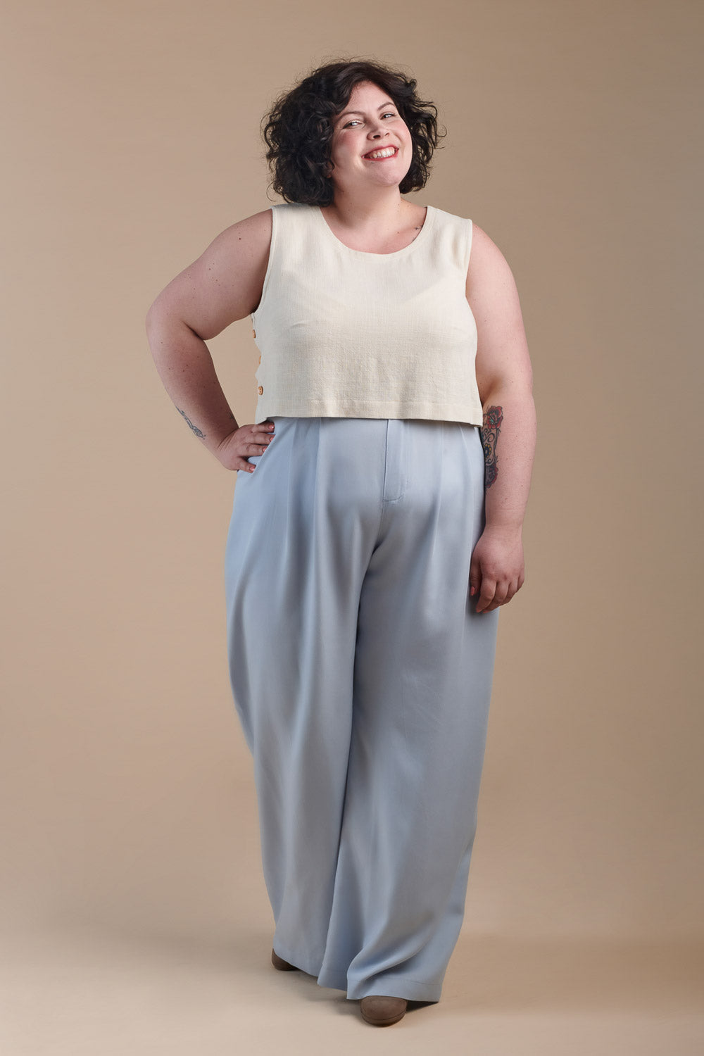 Digital Sewing Pattern - Hysope Blouse Pattern by Deer & Doe