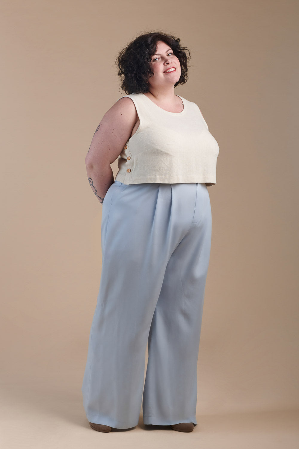 Digital Sewing Pattern - Hysope Blouse Pattern by Deer & Doe