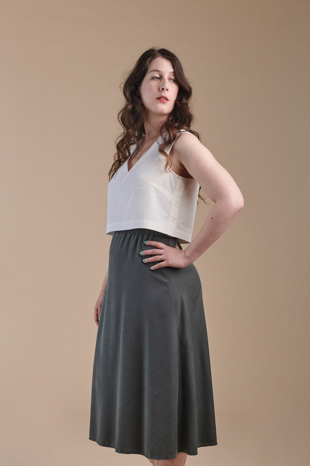 Digital Sewing Pattern - Hysope Blouse Pattern by Deer & Doe