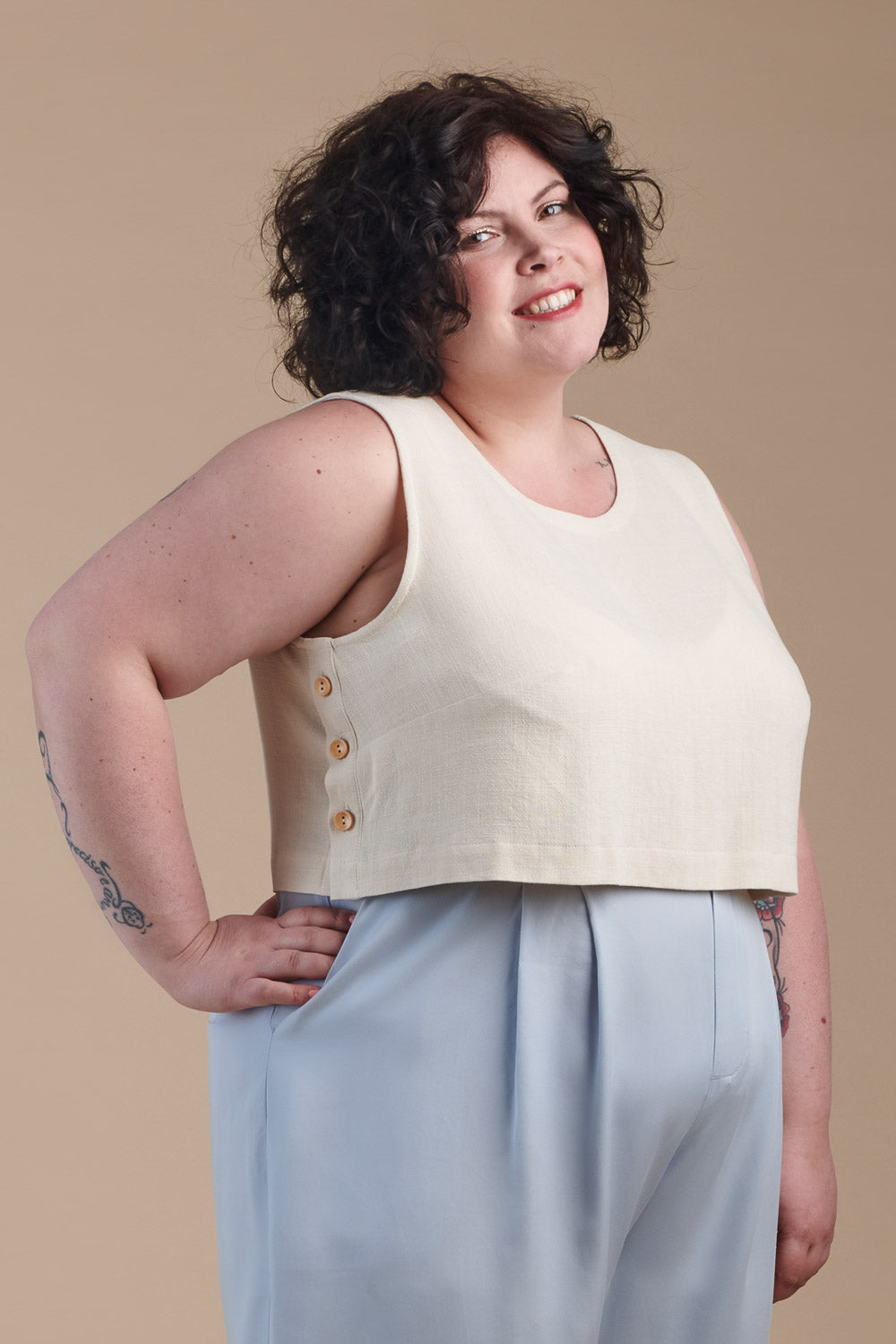 Digital Sewing Pattern - Hysope Blouse Pattern by Deer & Doe