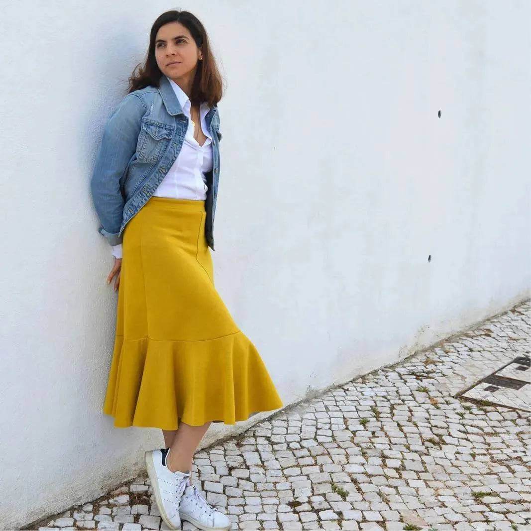 Digital Sewing Pattern - Linea A-line skirt Pattern by Wardrobe By Me