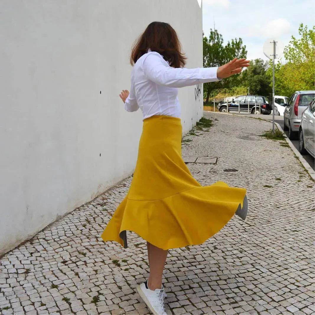 Digital Sewing Pattern - Linea A-line skirt Pattern by Wardrobe By Me