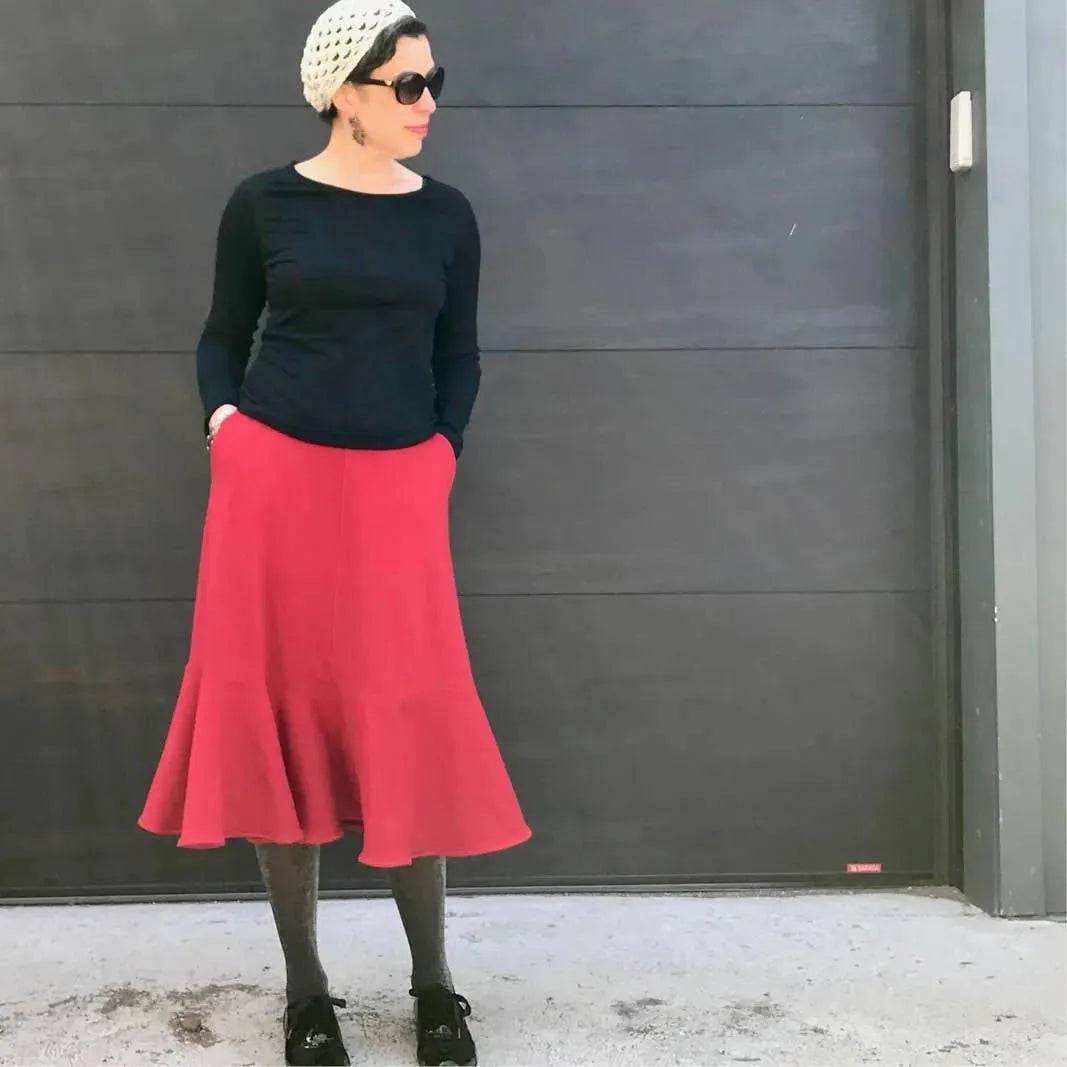 Digital Sewing Pattern - Linea A-line skirt Pattern by Wardrobe By Me