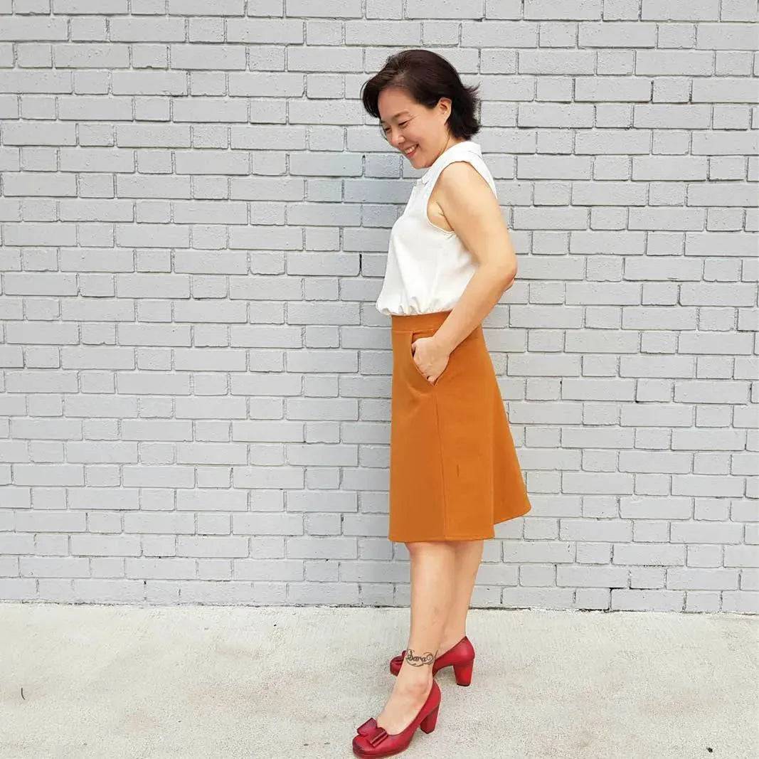 Digital Sewing Pattern - Linea A-line skirt Pattern by Wardrobe By Me