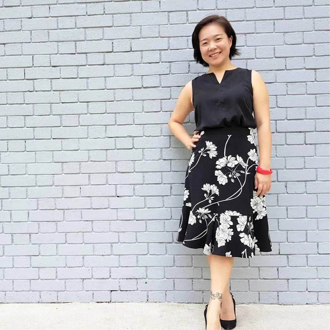 Digital Sewing Pattern - Linea A-line skirt Pattern by Wardrobe By Me