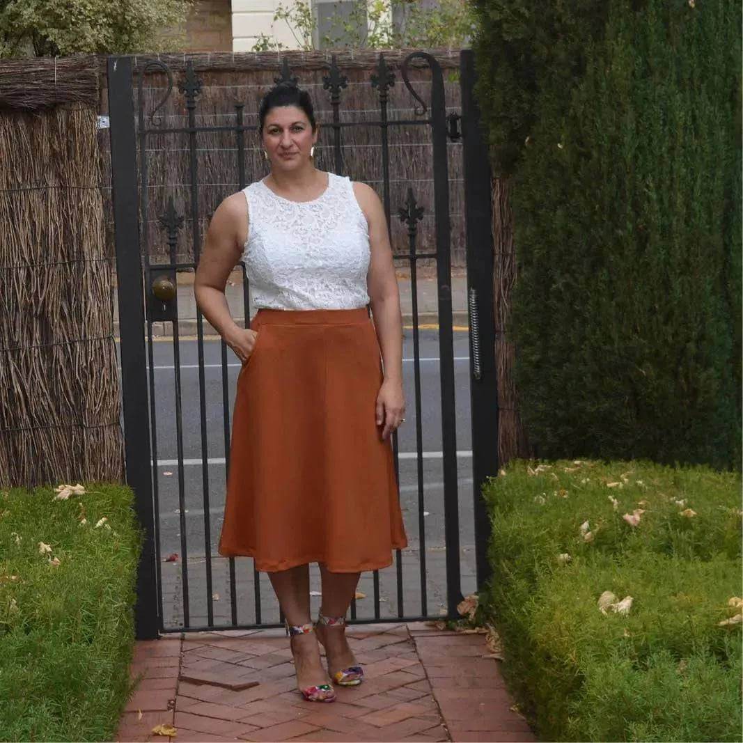 Digital Sewing Pattern - Linea A-line skirt Pattern by Wardrobe By Me