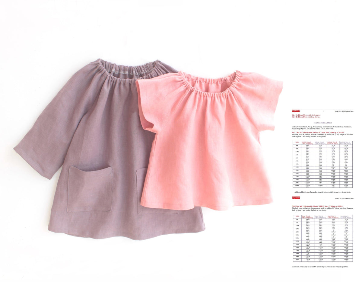 Digital Sewing Pattern - Louisa Dress & Top Pattern by Puperita