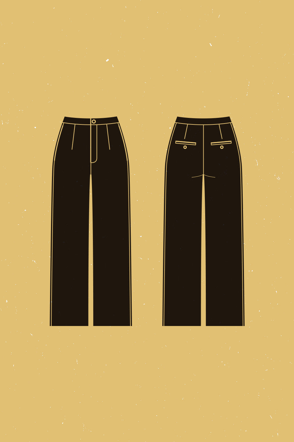 Digital Sewing Pattern - Narcisse Pants Pattern by Deer & Doe