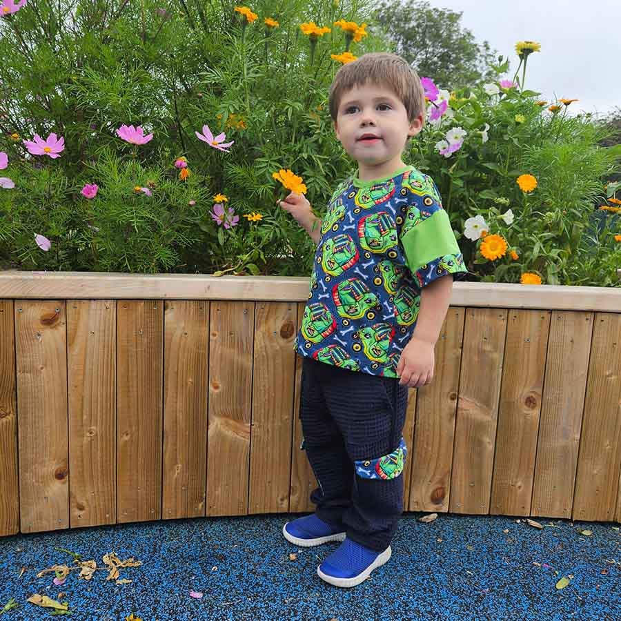 Digital Sewing Pattern - Pirates Boxy T-Shirt Pattern by Puperita