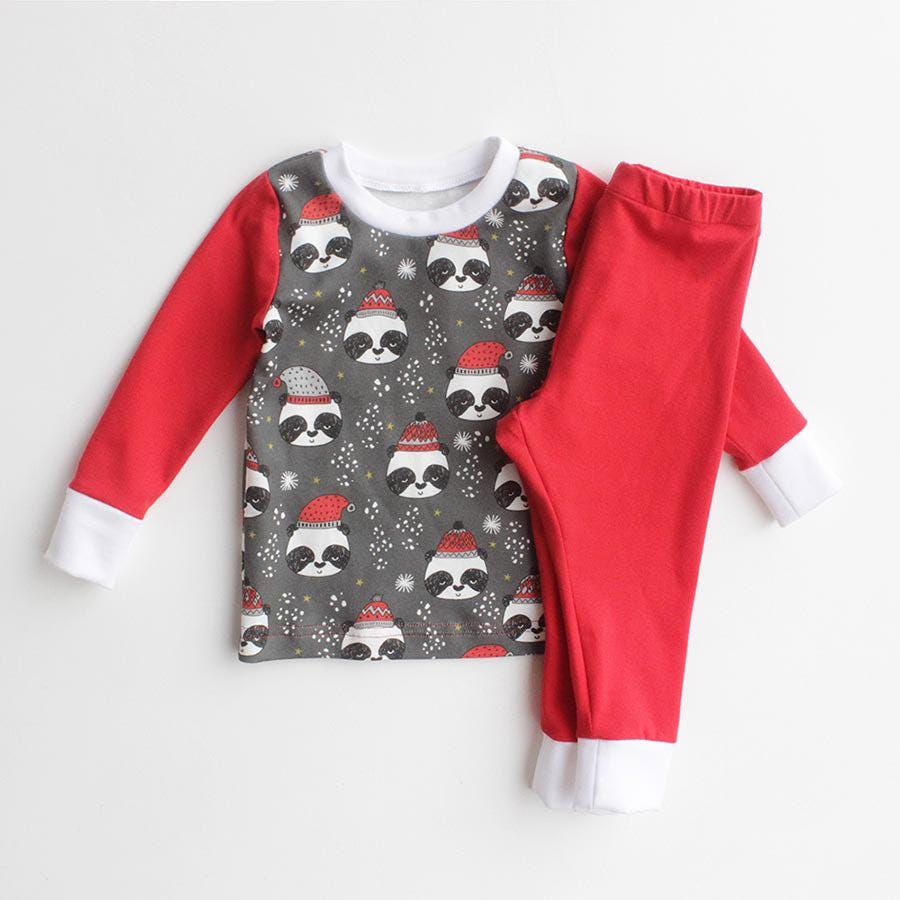 Digital Sewing Pattern - Power Nap Snug Fit Pajamas Pattern by Puperita