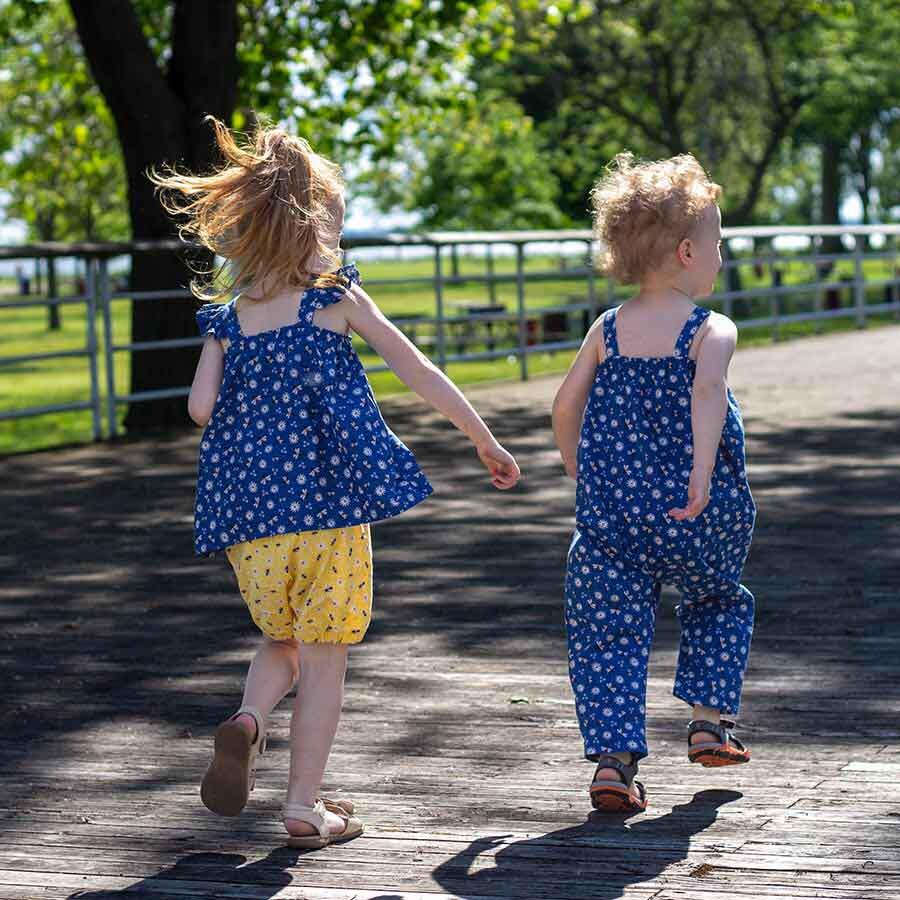 Digital Sewing Pattern - Quick Quack Romper & Top Pattern by Puperita