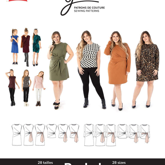 3997 // RACHEL Front-Tie Dress and Top - Jalie