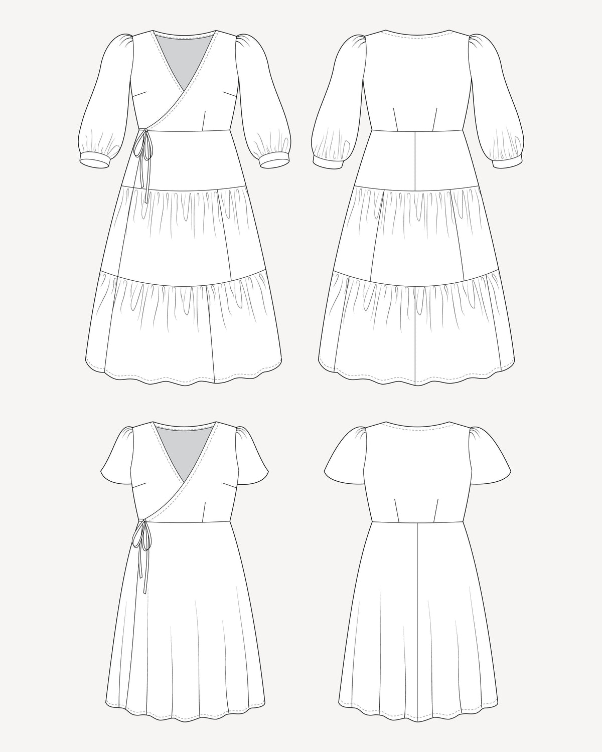 Digital Sewing Pattern - Cashmerette Roseclair Dress PDF pattern by Cashmerette