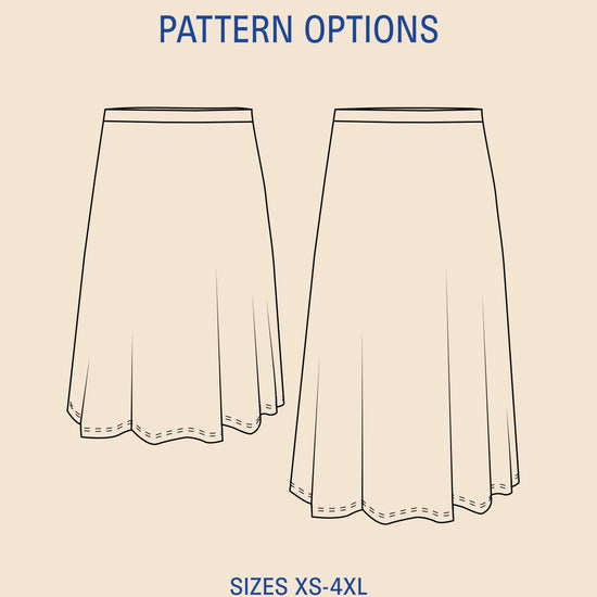 Simple Skirt sewing pattern
