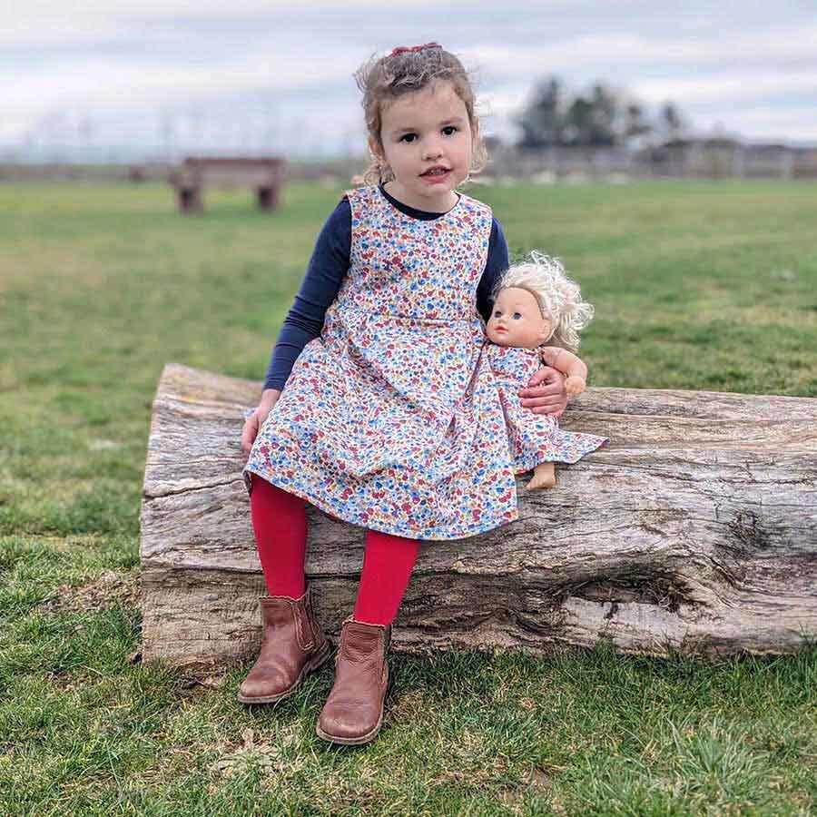 Digital Sewing Pattern - Springy Dress & Pinafore Pattern by Puperita