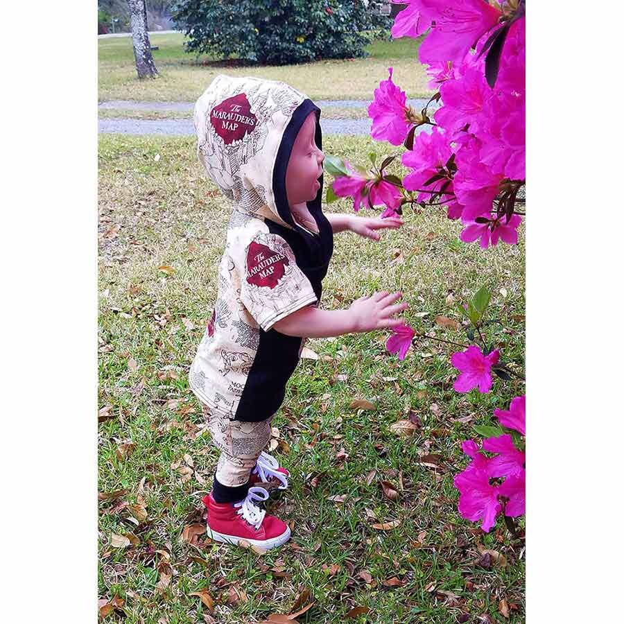 Digital Sewing Pattern - Stormy Hooded T-Shirt & Sweatshirt Pattern by Puperita