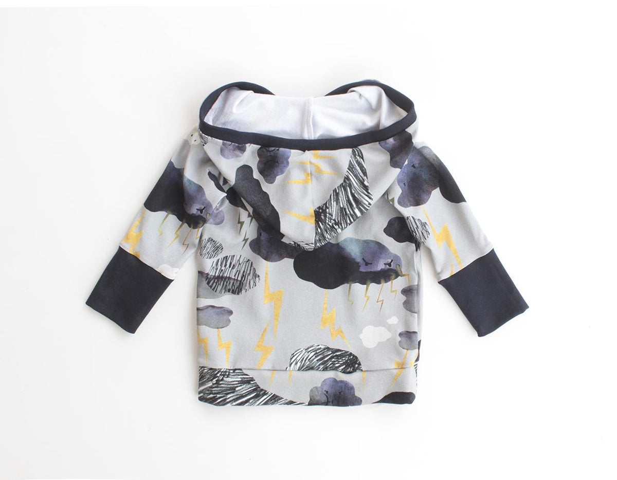 Digital Sewing Pattern - Stormy Hooded T-Shirt & Sweatshirt Pattern by Puperita