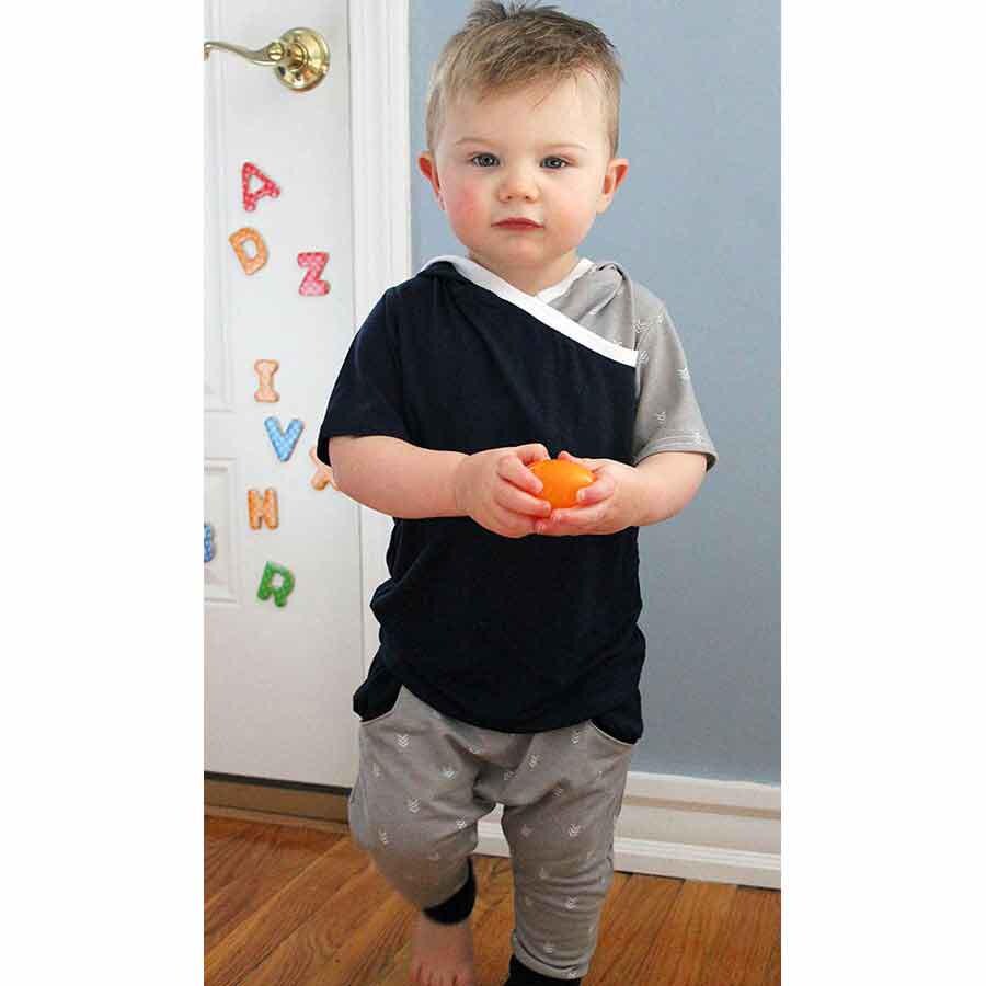 Digital Sewing Pattern - Stormy Hooded T-Shirt & Sweatshirt Pattern by Puperita