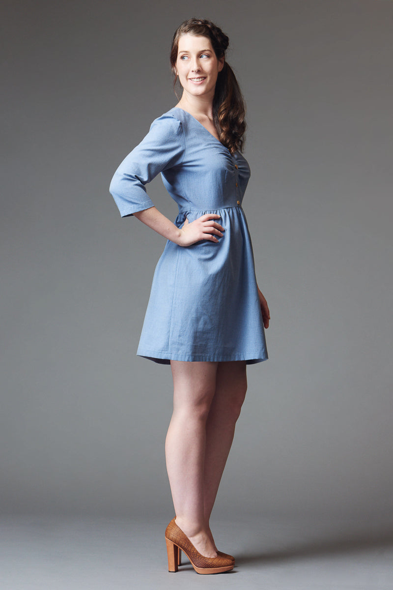 Digital Sewing Pattern - Sureau Dress Pattern by Deer & Doe