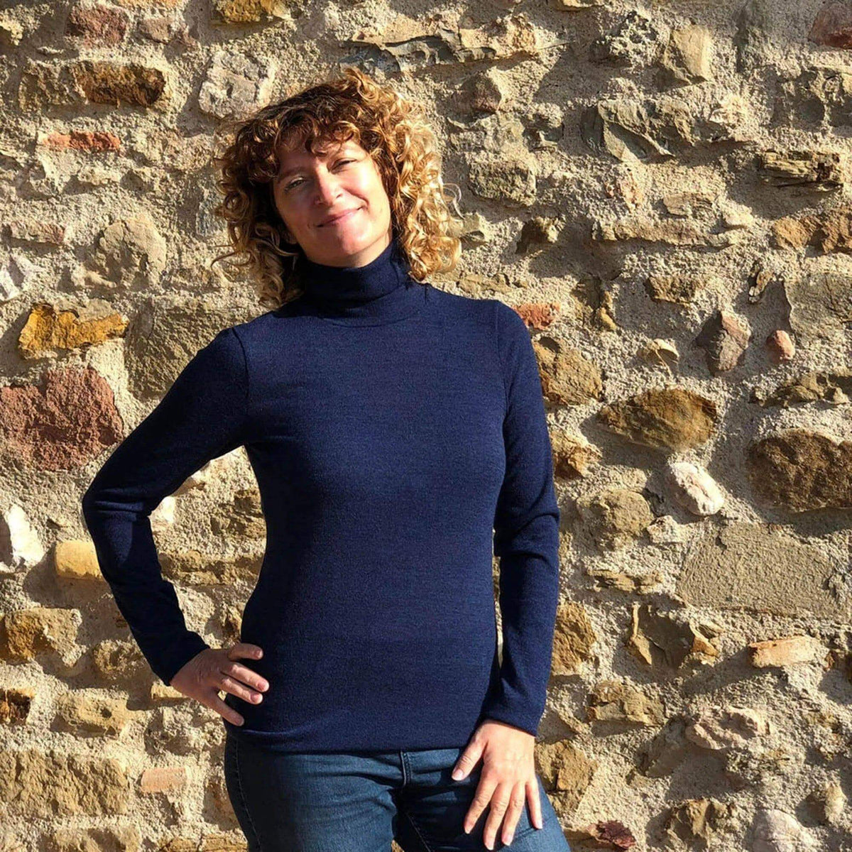 Digital Sewing Pattern - Trudy Turtleneck Tshirt Sewing Pattern by Wardrobe By Me