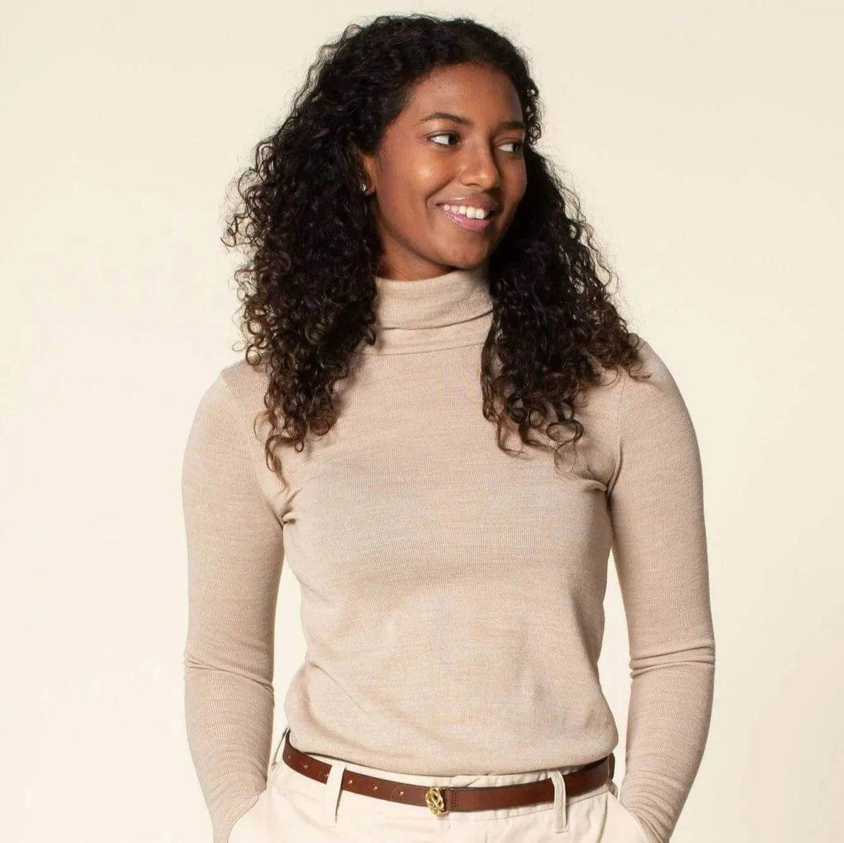 Digital Sewing Pattern - Trudy Turtleneck Tshirt Sewing Pattern by Wardrobe By Me