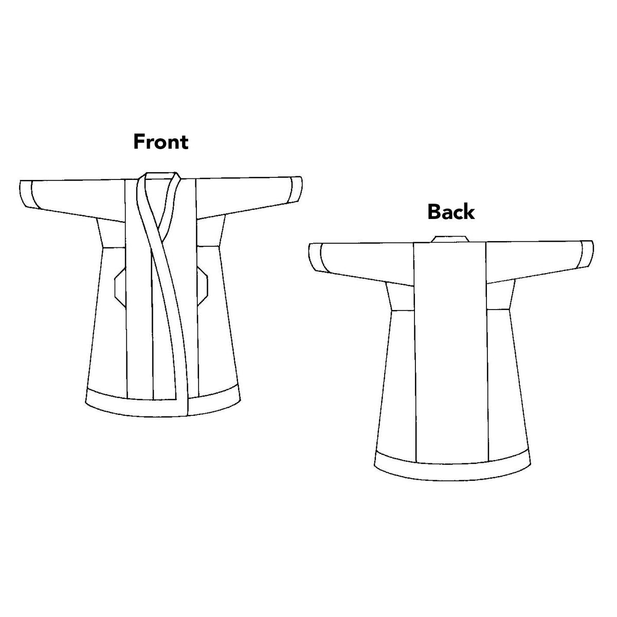 Digital Sewing Pattern - 106 Turkish Coat by Folkwear