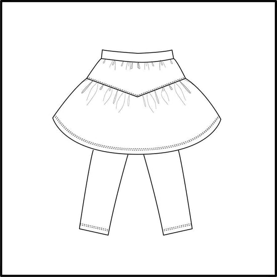 Twinkle Skirted Leggings (Skort) Pattern