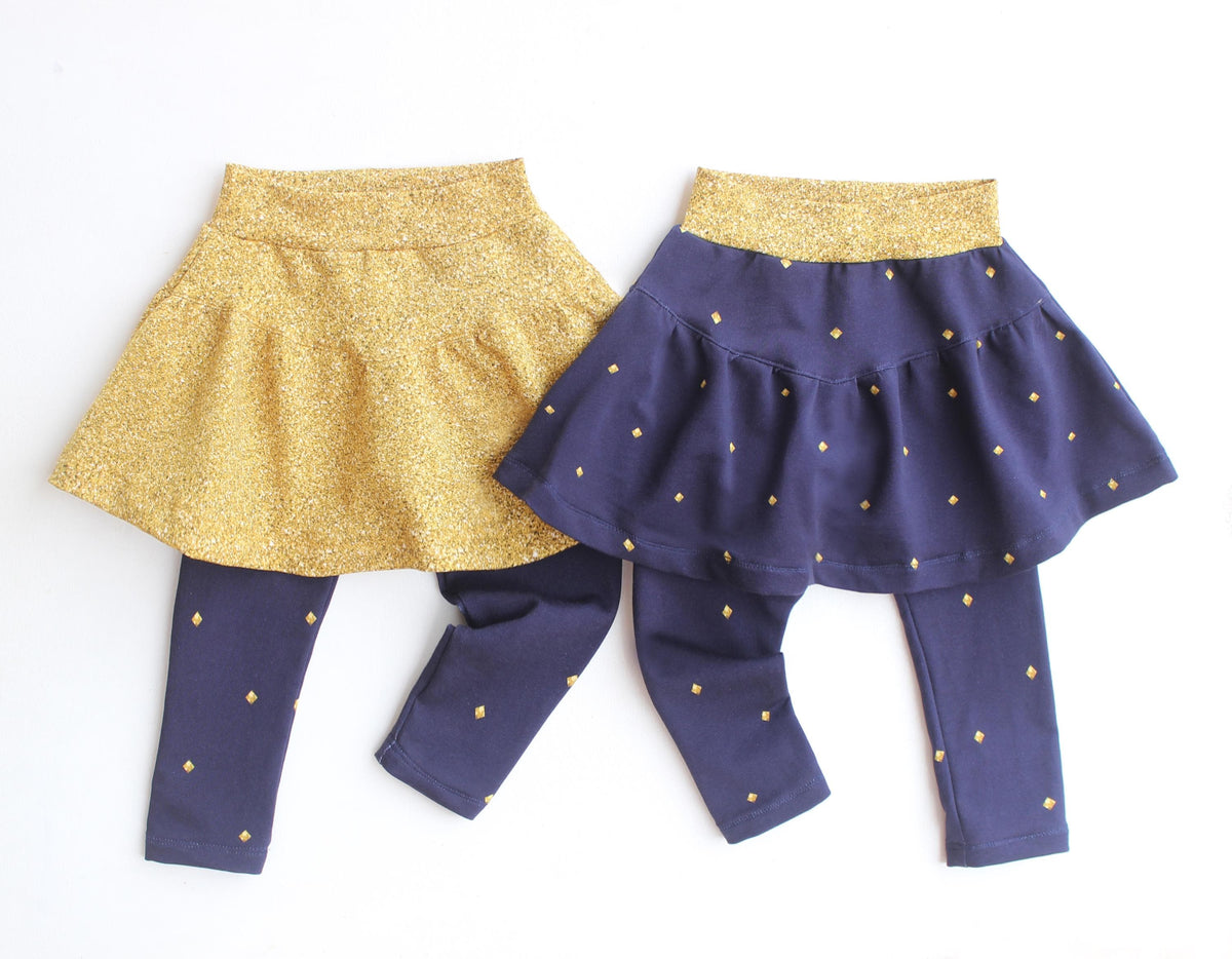 Digital Sewing Pattern - Twinkle Skirted Leggings (Skort) Pattern by Puperita