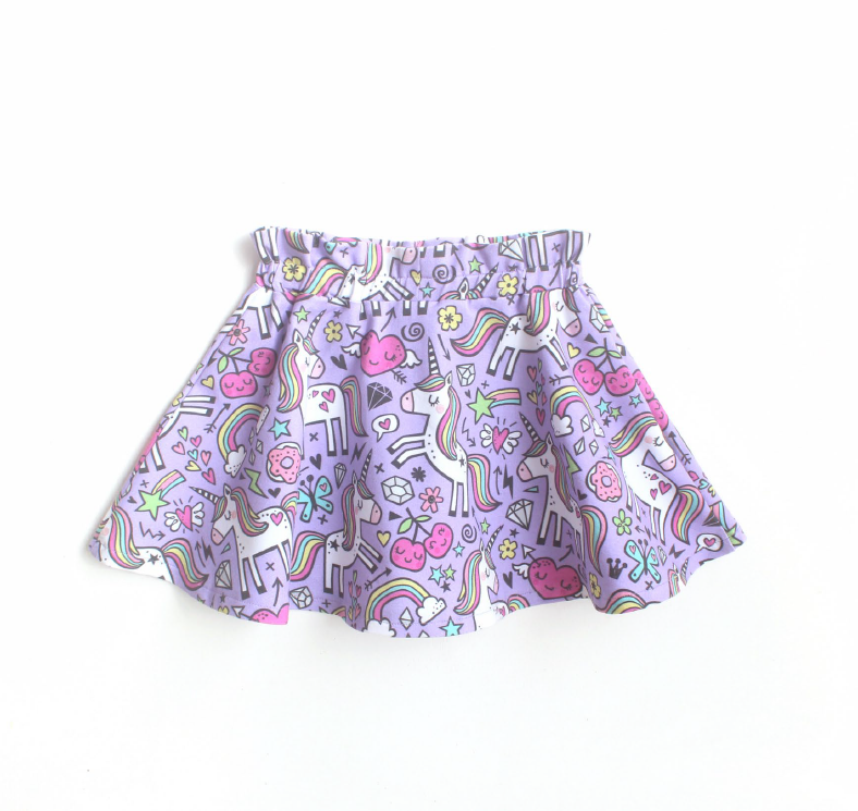 Digital Sewing Pattern - Unicorn Love Skirt by Puperita