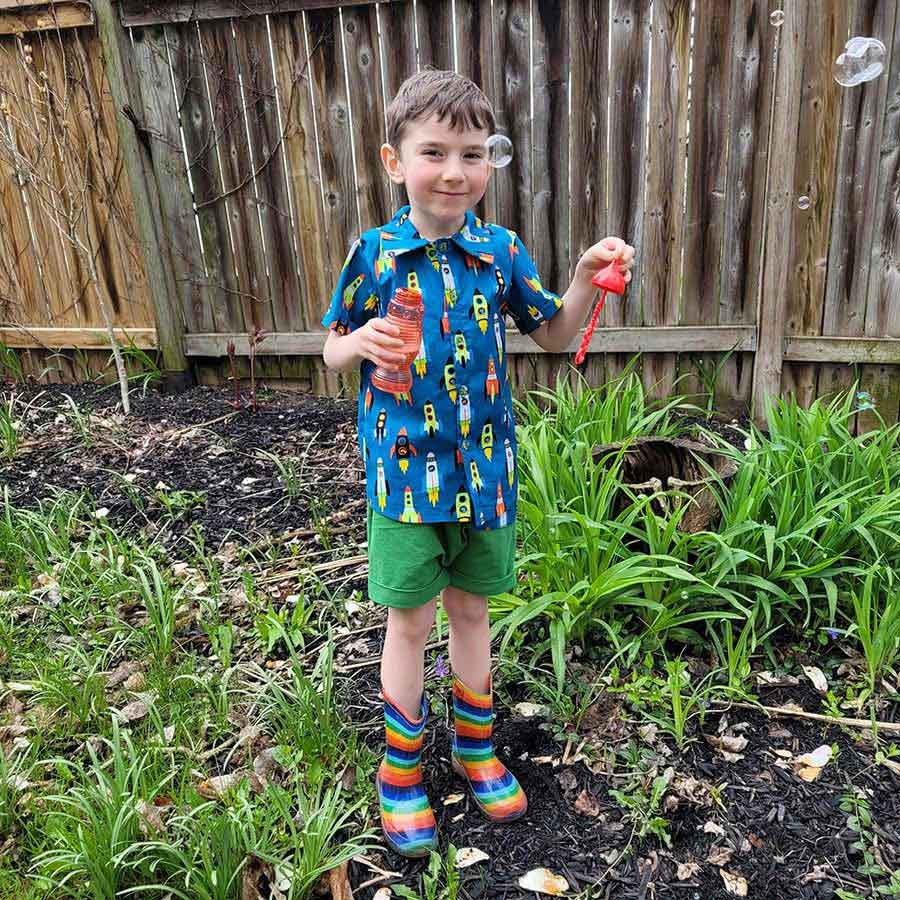 Digital Sewing Pattern - Wind and Fire Shirt Pattern by Puperita