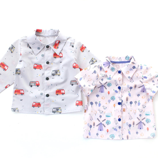 Wind and Fire Shirt Pattern