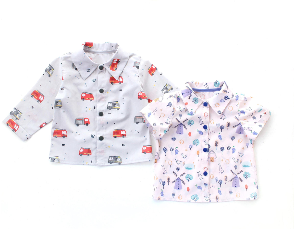 Digital Sewing Pattern - Wind and Fire Shirt Pattern by Puperita