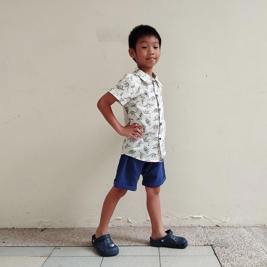 Digital Sewing Pattern - Wind and Fire Shirt Pattern by Puperita