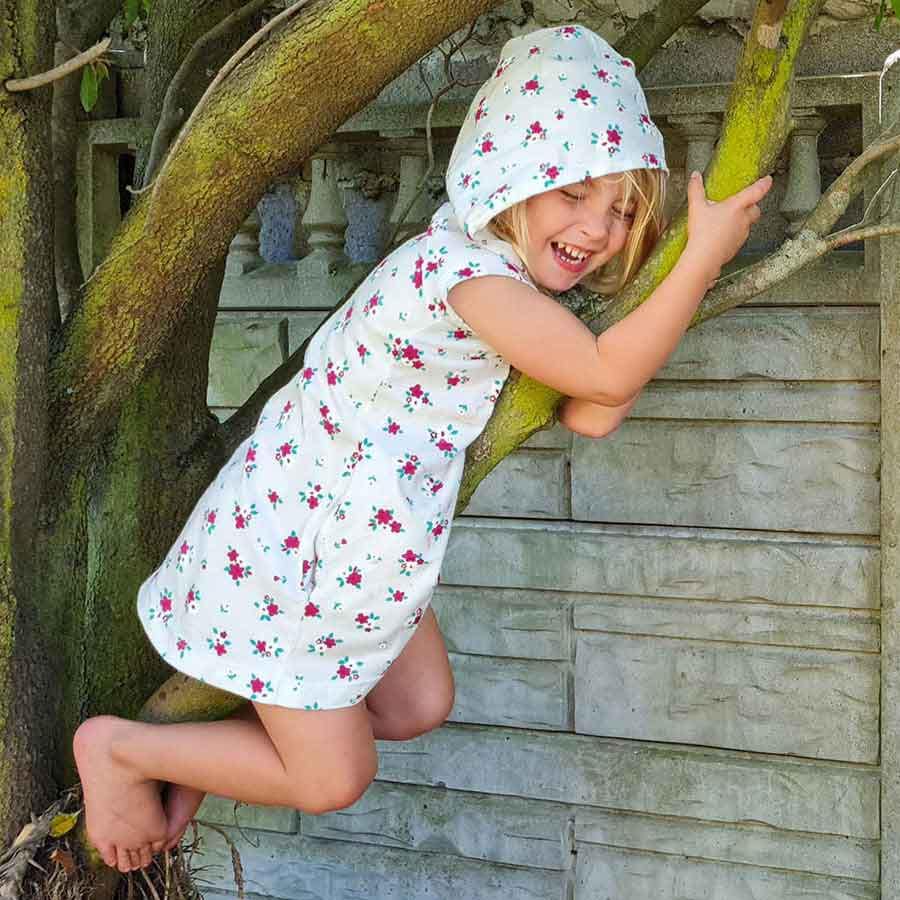 Digital Sewing Pattern - Xoxo Hooded Dress Pattern by Puperita