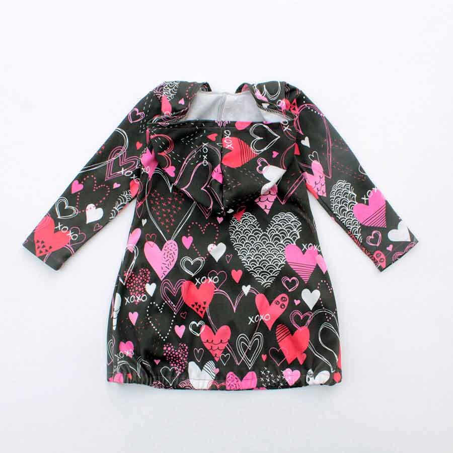 Digital Sewing Pattern - Xoxo Hooded Dress Pattern by Puperita