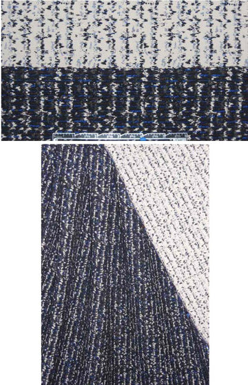Italian reversible mottled abstract stretch suiting .5 yds