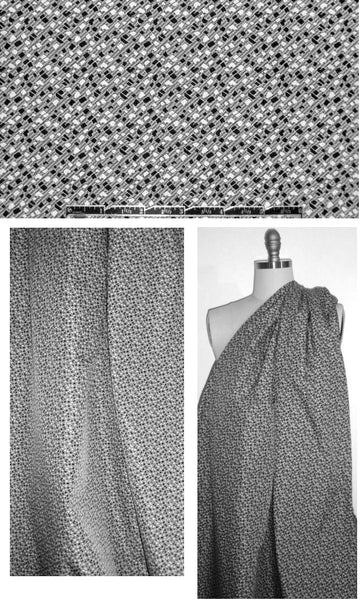 NY designer reversible tiny graphic jacquard .75 yds