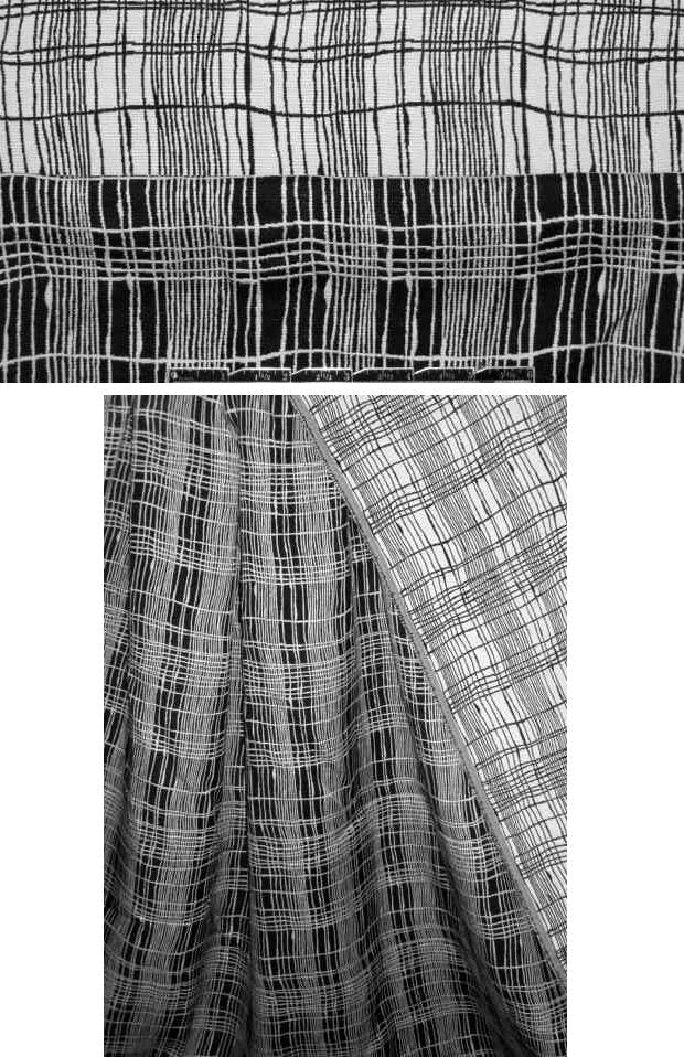 NY designer reversible 'warp-weft' design suiting