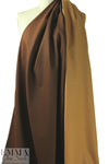 Italian doubleface cotton denim - nutmeg/taffy