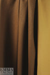 Italian doubleface cotton denim - nutmeg/taffy 2 yd