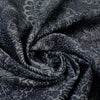 Italian 'floral medalion' reversible lighter weight denim 1 yard