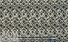 NY designer b/i fleur de lis reversible stretch jacquard